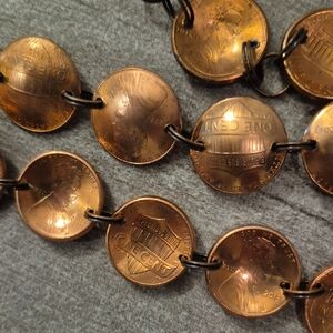 Copper Coin Necklace